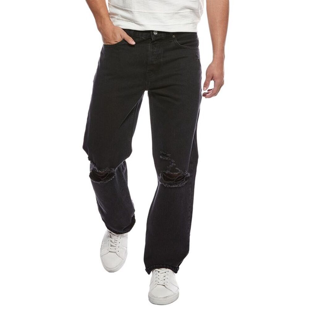 Frame Denim Mens Frame Rewind Relaxed Jean, Black